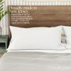 20x30 Pillow Insert Pillows Queen Size Set of 1 for Side Sleeper Pillow by Looms and Linens Pillows American Made Pillow 20 x 30 inch Sleeping Pillow Insert for Bedroom view 3