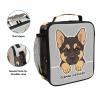Pfrewn Dog Pattern Lunch Box German Shepherd Insulated Lunch Bag Reusable Cooler Meal Prep Bags Lunch Tote with Shoulder Strap for School Kids Office Adult view 2