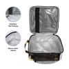 Pfrewn Dog Pattern Lunch Box German Shepherd Insulated Lunch Bag Reusable Cooler Meal Prep Bags Lunch Tote with Shoulder Strap for School Kids Office Adult view 4