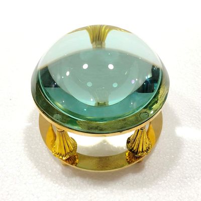 Antique Marine Nautical Brass Magnifying Glass Desk Magnifier/Paper Weight Office Decorative