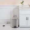 Amazon Basics Smudge Resistant Small Rectangular Step Pedal Trash Can with Soft-Close Lid, Removable Inner Bucket, Brushed Stainless Steel, 12 Liter/3.1 Gallon, Satin Nickel Finish view 3