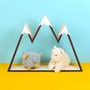 GRAINE CREATIVE Wooden Wall Shelf to Customize - Mountain 50 x 40 x 10 cm view 2
