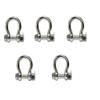 MH GLOBAL Ring Bow Rig Bolt Screw Pin Anchor Shackle Marine Stainless Steel 5 Pc 3/16 Inch view 3