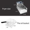 YYAO Deep Fryer 2500 W 6.3QT/6L Stainless Steel Electric Fryer with Baskets and Filters,Electric Fryer for Turkey,Steak,French Fries,Donuts view 4