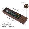 Fanfoobi Monogrammed K Beer Tap Handle for Home Bar(from Alphabet 26 A-Z) Perfect For Brewery, Laser Engraved Chalkboard Tap Handles, Beer Brew Gift, 8 Inch Tall Walnut Wood view 2