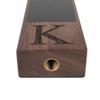 Fanfoobi Monogrammed K Beer Tap Handle for Home Bar(from Alphabet 26 A-Z) Perfect For Brewery, Laser Engraved Chalkboard Tap Handles, Beer Brew Gift, 8 Inch Tall Walnut Wood view 4