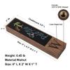 Monogrammed W Beer Tap Handle for Home Bar(from Alphabet 26 A-Z) Perfect For Brewery, Laser Engraved Wood Beer Tap Handles, Beer Brew Gift, 8 Inch Tall Walnut Wood view 2