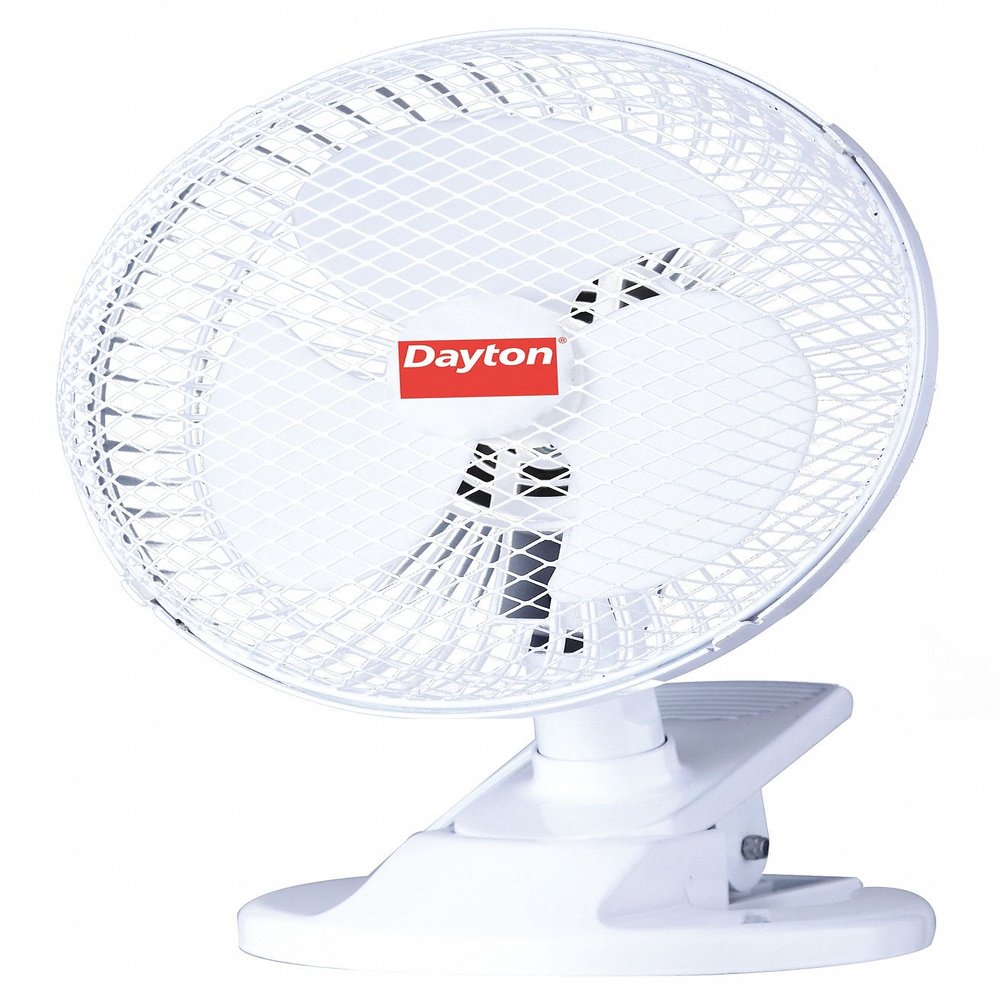 Dayton Clip-On Table, 6" Fan