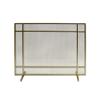 Christopher Knight Home Markus Modern Single Panel Iron Firescreen, Gold Finish view 1