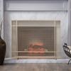 Christopher Knight Home Markus Modern Single Panel Iron Firescreen, Gold Finish view 2