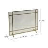 Christopher Knight Home Markus Modern Single Panel Iron Firescreen, Gold Finish view 3
