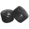 Prescott Plastics 2 1/2" (63.5mm) Outer Diameter Flexible Plastic Hole Caps, Round Black Metal Tubing End Caps, Strong Furniture Leg Inserts, Impact & Weather Resistant, Made in The USA - 20 Pack view 1