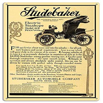 Studebaker Stanhope Model 22b Reproduction Vintage Metal Sign 1218