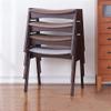 Foot Rest Stool/Seat Solid Wood Large Change Shoe Stool Designer Upholstered Ottoman Pouffe Footstool Wooden Dressing Stool with PU Leather Cover - Brown view 2