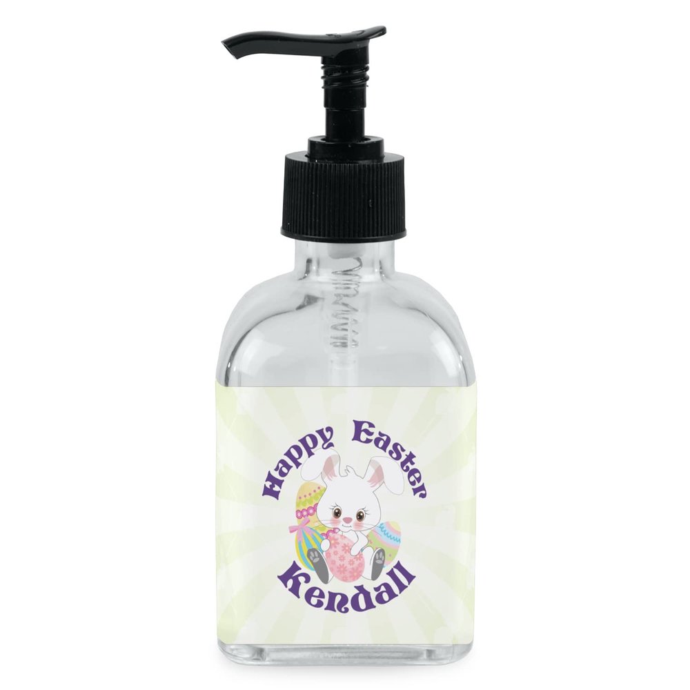 YouCustomizeIt Personalized Easter Bunny Glass Soap & Lotion Bottle - Single Bottle