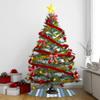 YouCustomizeIt Personalized Blue Argyle Tree Skirt view 2