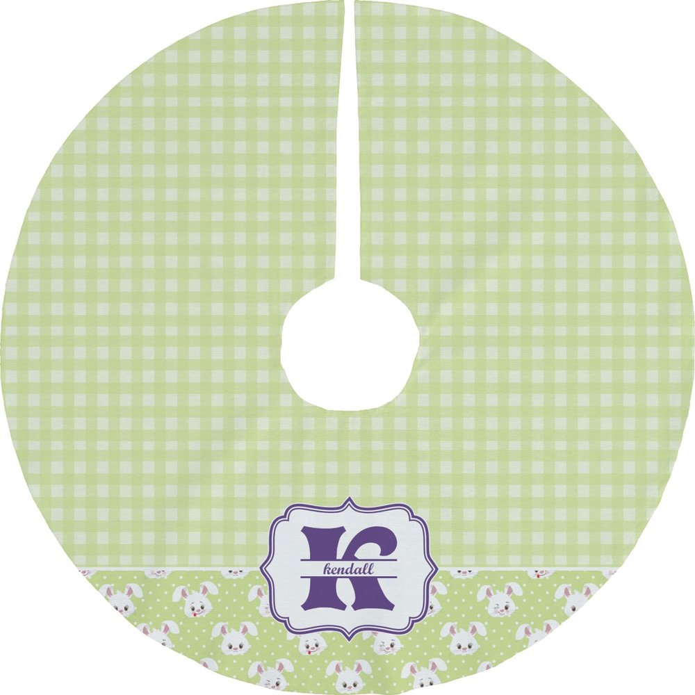 YouCustomizeIt Personalized Easter Bunny Tree Skirt