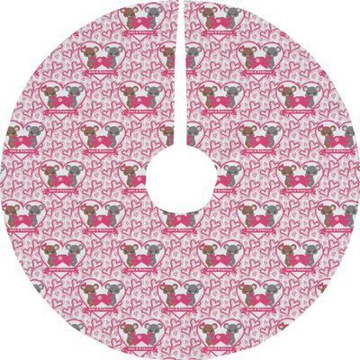 YouCustomizeIt Personalized Valentine's Day Tree Skirt