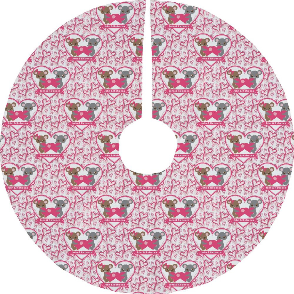 YouCustomizeIt Personalized Valentine's Day Tree Skirt