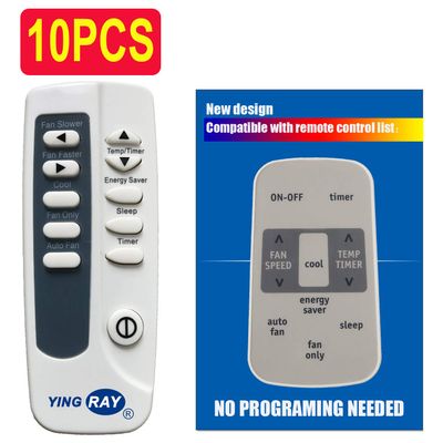 Compatible with Frigidaire Window Air Conditioner Remote Control Model Number RG15D/E-ELL RG15D/E-ELL1 (10PCS)