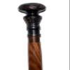 Antique Solid Brass Handle Walking Stick Brown Cane 36" Victorian Vintage Gift view 1