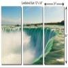 72 x 36 TOTAL - Horseshoe Falls, Niagara Metal Print wall art. 3 Panel split, Triptych HD aluminum multi panel print view 3