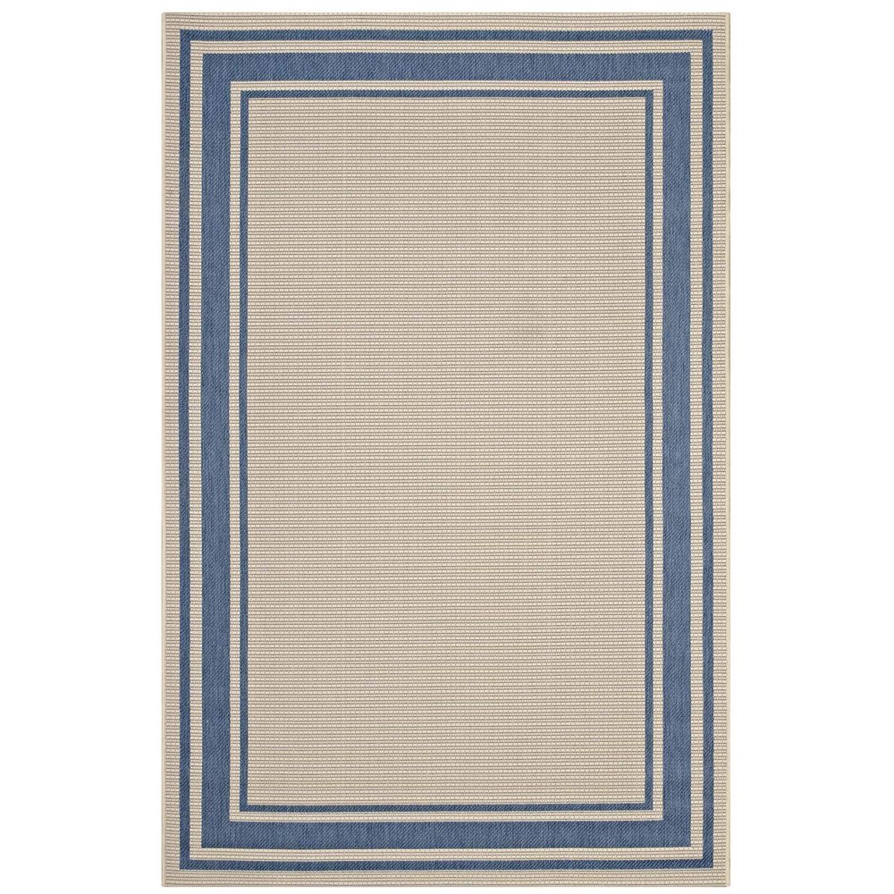 Modern Contemporary Living Lounge, Indoor and Outdoor Area Rug Floor Carpet, Fabric, Multi Beige