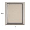 Modern Contemporary Living Lounge, Indoor and Outdoor Area Rug Floor Carpet, Fabric, Multi Beige view 3
