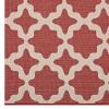 Modern Contemporary Living Lounge, Indoor and Outdoor Area Rug Floor, Fabric, Multi Red view 4