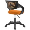 America Luxury - Chairs Modern Contemporary Urban Design Home Business Office Furniture Work Desk Chair, Fabric, Orange view 4