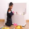 Basicwise Wooden Storage Organizing Toy Box, White view 2