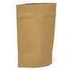 1000ea - 5-1/8 X 1-5/8 X 7 Kraft Plastic Stand-Up Pouch Gusset - 1 5/8'' view 1