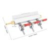 Fdit 3 Way CO2 Gas Distribution Manifold Beer Dispensing Dispenser Easy to Install view 2