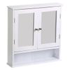 HomeLoft Basics Adjustable Shelfe Cabinet with M Cabinet with Wooden Bathroom Wall Mirror Doors Mount Medicine Adjustable Shelf Wooden Bathroom Wall M view 4