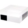 Plymor Clear Polished Acrylic Square Display Block, 4" H x 8" W x 8" D view 1