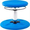 KORE Design Adjustable Wobble Stool Chair, Girls + Boys Kid Desk Stools, Ergonomic Small Office Chairs, Flexible Seating for Active Kids, ADD/ADHD, Classroom, Home, Age 6-11, Standard (14-19in), Blue view 1