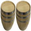 (Set of 2) - 5 Gallon New White Oak Barrel For Aging Whiskey, Bourbon, Wine, Cider, Beer Or As Decor view 1