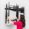 LIFETIME 80719 Wall Mounted Chair Rack Black view 4