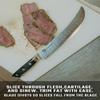 DALSTRONG Butcher Knife - 8 inch - Shogun Series ELITE - Japanese AUS-10V Super Steel - G10 Handle - Vacuum Treated - Meat Slicer Gift - Razor Sharp Breaking Knife - BBQ Knife - Sheath Included view 3