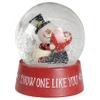 Blossom Bucket Snow One Like You Christmas Snow Globe with Snowman view 1