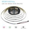 ALITOVE RGB LED Strip Light 32.8ft WS2811 Addressable Programmable Dream Color Digital LED Pixel Light 24V 10m 600 LEDs Rainbow Chasing Effect LED Flexible Light Rope Non-Waterproof White PCB view 2
