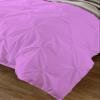 Soft Luxurious 3-Piece Pinch Pleated Pintuck Decorative Quilt Duvet Cover Set with Corner Ties 100% Cotton 400 Thread Count Comforter Cover (Twin/Twin XL, Lilac) view 2