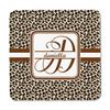 Personalized Leopard Print Square Fridge Magnet view 2