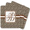 Personalized Leopard Print Square Fridge Magnet view 3