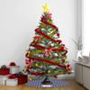 YouCustomizeIt Personalized Knitted Argyle & Skulls Tree Skirt view 2