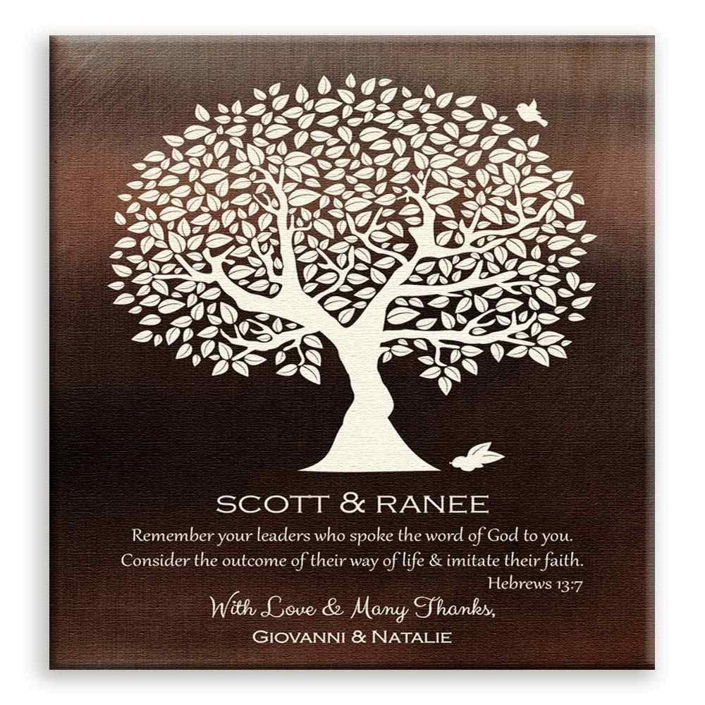 11x14 Mounted Canvas Art Print - Thank You Gift for Leader Personalized Leadership Gift - With Gift Wrapping LTC-C1495