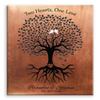 11x14 Mounted Canvas Art Print - Personalized Couple Gift for Anniversary 1st or 2nd or 10th - With Gift Wrapping LTC-C1359 view 1