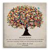 11x14 Mounted Canvas Art Print - Graduation Gift from Mom and Dad Thank You for Making My Dreams Come True - With Gift Wrapping LTC-C1322 view 1