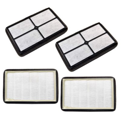 HQRP 4-pack HEPA Filter A compatible with GermGuardian FLT4010 Replacement fits AC4010 / AC4020 series Table Top models