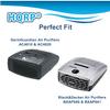 HQRP 4-pack HEPA Filter A compatible with GermGuardian FLT4010 Replacement fits AC4010 / AC4020 series Table Top models view 4